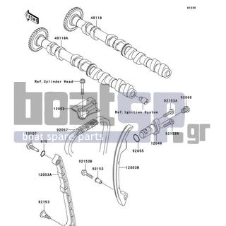 KAWASAKI - STX-15F 2005 - Engine/Transmission - Camshaft(s)/Tensioner