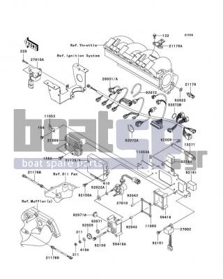 KAWASAKI - STX-15F 2005 - Engine/Transmission - Fuel Injection