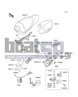 KAWASAKI - STX-15F 2005 - Body Parts - Handlebar