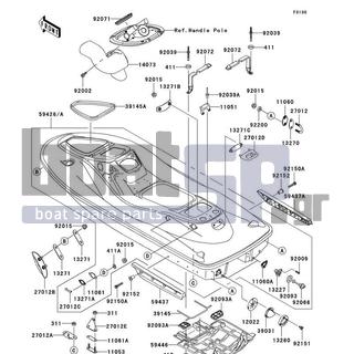 KAWASAKI - STX-15F 2005 - Frame - Hull