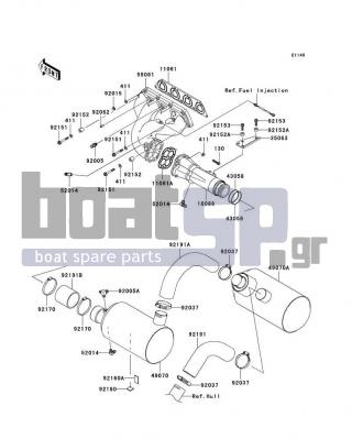 KAWASAKI - STX-15F 2005 - Exhaust - Muffler(s)