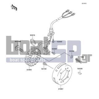 KAWASAKI - ULTRA 150 2005 - Electrical - Generator - 92072-3851 - BAND