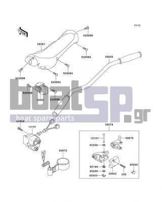 KAWASAKI - ULTRA 150 2005 - Body Parts - Handlebar