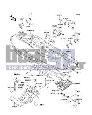 KAWASAKI - ULTRA 150 2005 - Frame - Hull