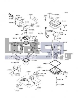 KAWASAKI - ULTRA 150 2005 - Frame - Ignition System - 13271-3707 - PLATE