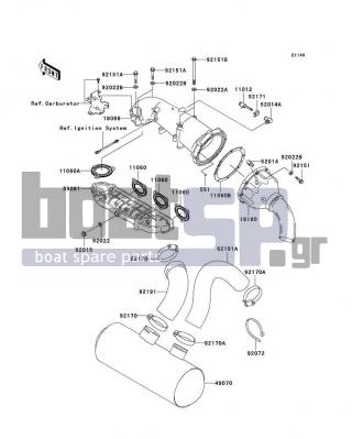 KAWASAKI - ULTRA 150 2005 - Exhaust - Muffler(s)