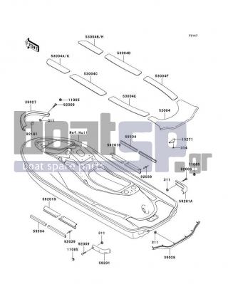 KAWASAKI - ULTRA 150 2005 - Body Parts - Pads