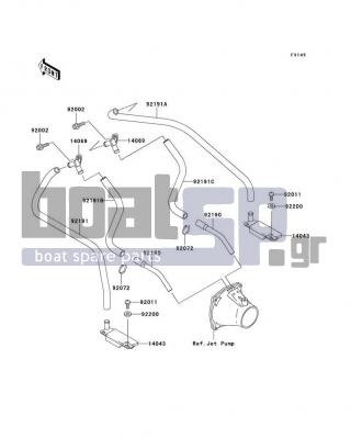 KAWASAKI - 1200 STX-R 2004 - Εξωτερικά Μέρη - Bilge System