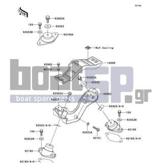 KAWASAKI - 1200 STX-R 2004 - Engine/Transmission - Engine Mount