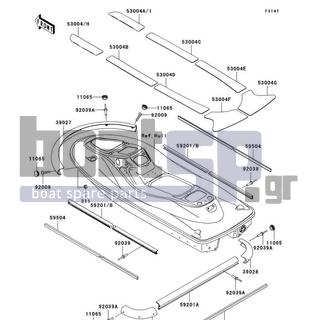 KAWASAKI - 1200 STX-R 2004 - Body Parts - Pads