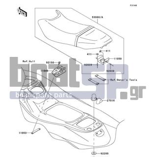 KAWASAKI - 1200 STX-R 2004 - Body Parts - Seat