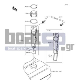 KAWASAKI - JET SKIΒ® ULTRAΒ® 310LX 2015 - Electrical - Fuel Pump