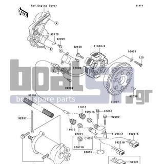 KAWASAKI - 800 SX-R 2004 - Electrical - Generator