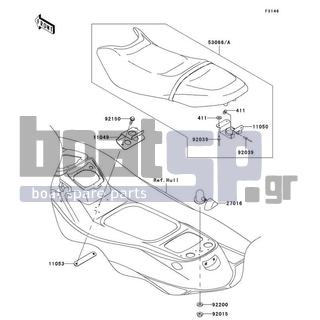 KAWASAKI - 900 STX 2004 - Body Parts - Seat