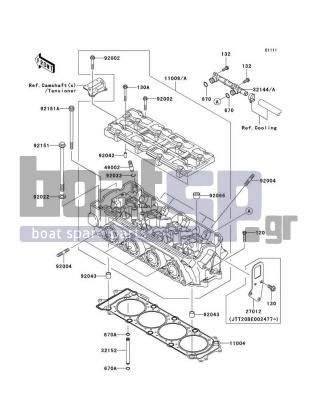 KAWASAKI - STX-12F 2004 - Engine/Transmission - Cylinder Head