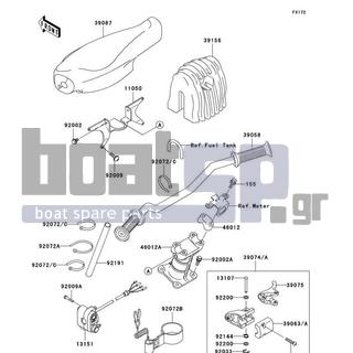 KAWASAKI - STX-12F 2004 - Body Parts - Handlebar