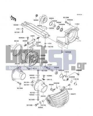 KAWASAKI - STX-12F 2004 - Frame - Jet Pump(JT1200-B2)