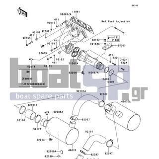 KAWASAKI - STX-12F 2004 - Exhaust - Muffler(s)