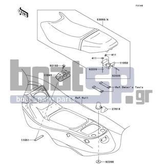 KAWASAKI - STX-12F 2004 - Body Parts - Seat