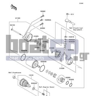 KAWASAKI - STX-12F 2004 - Electrical - Starter Motor