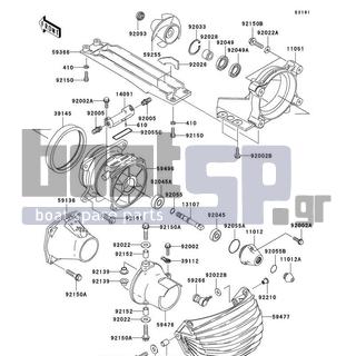 KAWASAKI - STX-15F 2004 - Frame - Jet Pump(A1) - 92055-1011 - RING-O,OIL FILTER