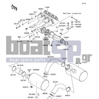 KAWASAKI - STX-15F 2004 - Exhaust - Muffler(s)