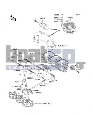 KAWASAKI - ULTRA 130 2004 - Engine/Transmission - Fuel Injection