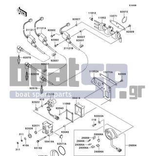 KAWASAKI - ULTRA 130 2004 - Frame - Ignition System(JH1100-B3/B4)