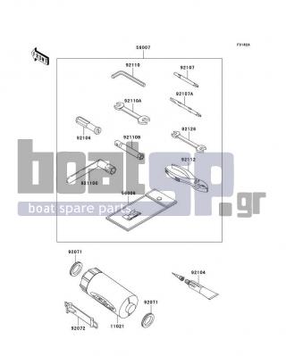 KAWASAKI - ULTRA 130 2004 -  - Owner's Tools(JH1100-B3/B4)