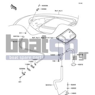 KAWASAKI - ULTRA 150 2004 - Body Parts - Bilge System
