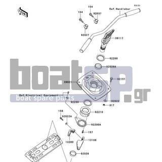 KAWASAKI - ULTRA 150 2004 - Body Parts - Handle Pole