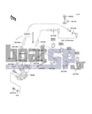 KAWASAKI - ULTRA 150 2004 - Engine/Transmission - Oil Pump