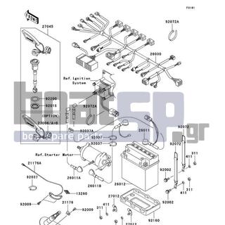 KAWASAKI - 1100 STX D.I. 2003 - Ηλεκτρικά - Electrical Equipment