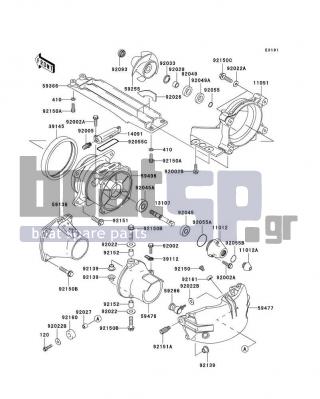 KAWASAKI - 1100 STX D.I. 2003 - Πλαίσιο - Jet Pump - 92055-1011 - RING-O,OIL FILTER