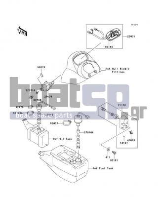 KAWASAKI - 1100 STX D.I. 2003 - Ηλεκτρικά - Meters