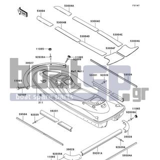 KAWASAKI - 1100 STX D.I. 2003 - Body Parts - Pads