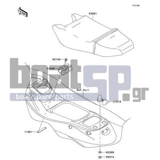 KAWASAKI - 1100 STX D.I. 2003 - Body Parts - Seat