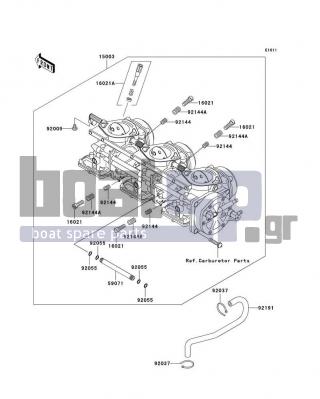 KAWASAKI - 1100 ZXI 2003 - Engine/Transmission - Carburetor