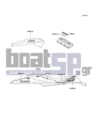 KAWASAKI - 1100 ZXI 2003 - Body Parts - Decals(JH1100-A8)