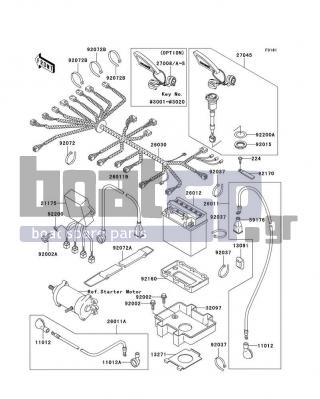 KAWASAKI - 1100 ZXI 2003 - Electrical - Electrical Equipment