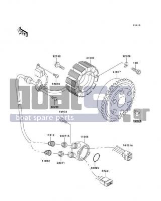 KAWASAKI - 1100 ZXI 2003 - Electrical - Generator