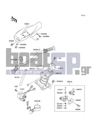 KAWASAKI - 1100 ZXI 2003 - Body Parts - Handlebar