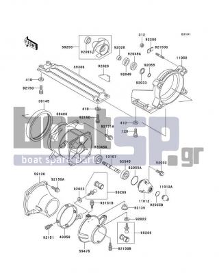 KAWASAKI - 1100 ZXI 2003 - Frame - Jet Pump