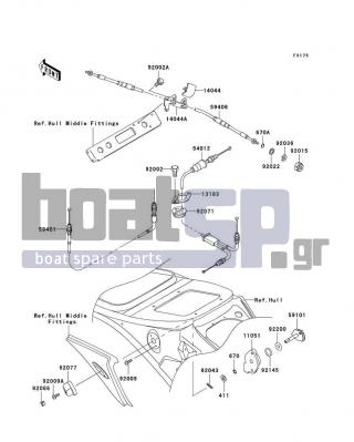 KAWASAKI - 1200 STX-R 2003 - Frame - Cables