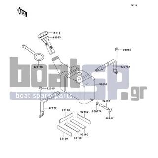 KAWASAKI - 1200 STX-R 2003 - Body Parts - Oil Tank