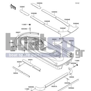 KAWASAKI - 1200 STX-R 2003 - Body Parts - Pads