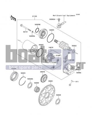 KAWASAKI - 1200 STX-R 2003 - Electrical - Starter Motor - 92055-1262 - RING-O,24.4MM