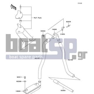 KAWASAKI - 800 SX-R 2003 - Body Parts - Bilge System