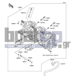 KAWASAKI - 900 STX 2003 - Engine/Transmission - Carburetor