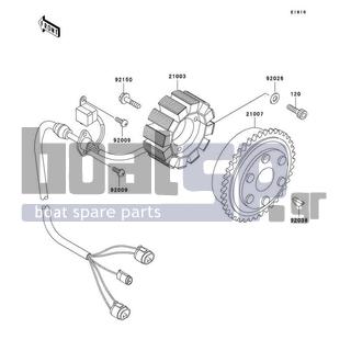 KAWASAKI - 900 STX 2003 - Electrical - Generator